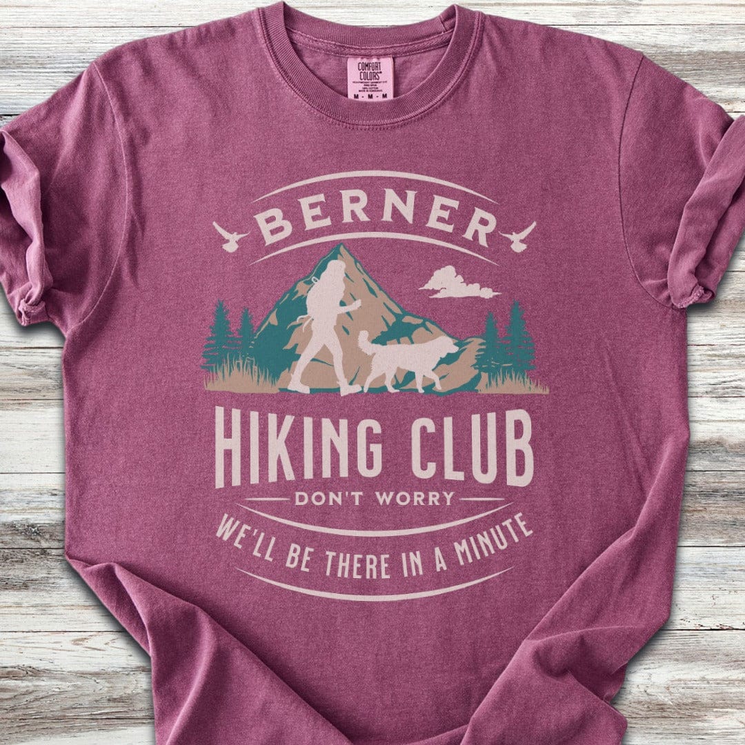 Bernese Mountain Dog Hiking Club T-Shirt