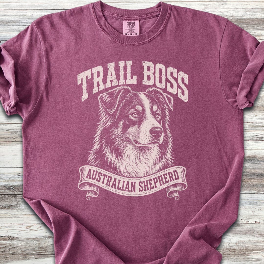 Australian Shepherd Trail Boss T-Shirt