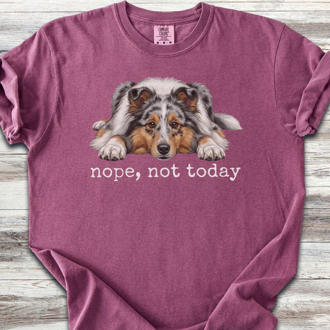 Shetland Sheepdog Blue Merle Nope  T-Shirt