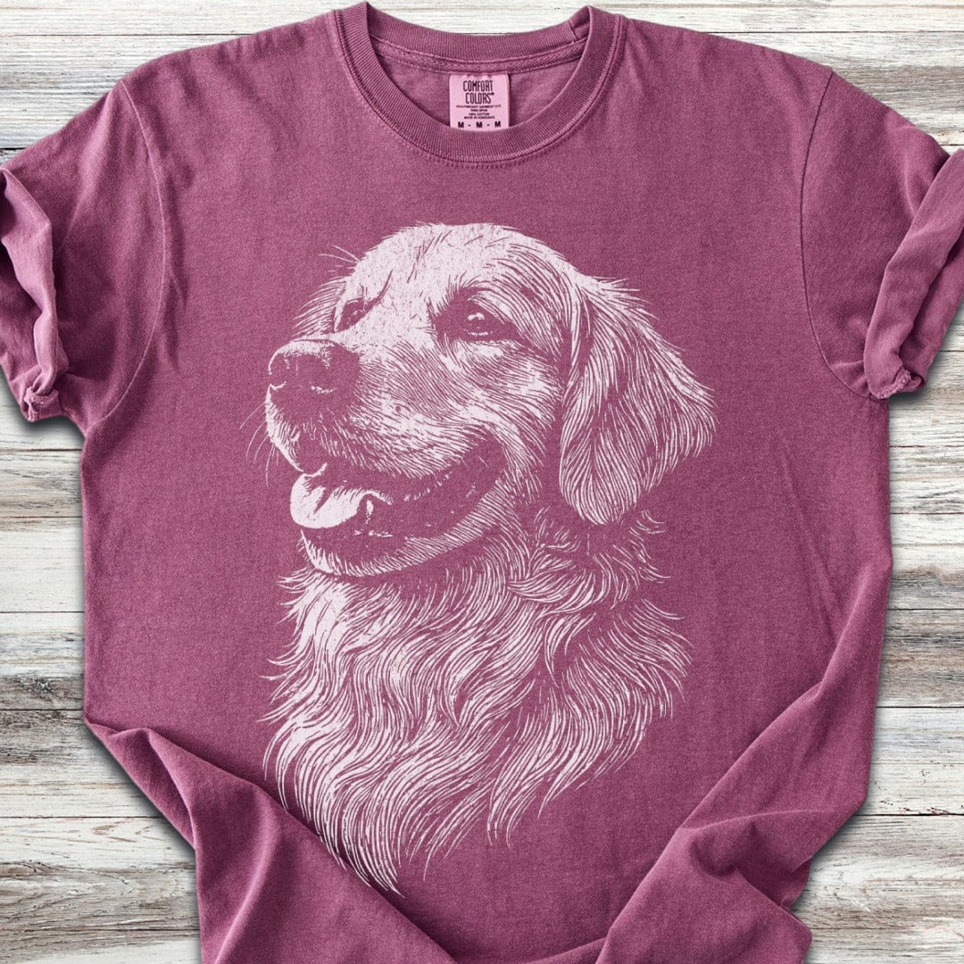 Golden Retriever Sketch T-Shirt