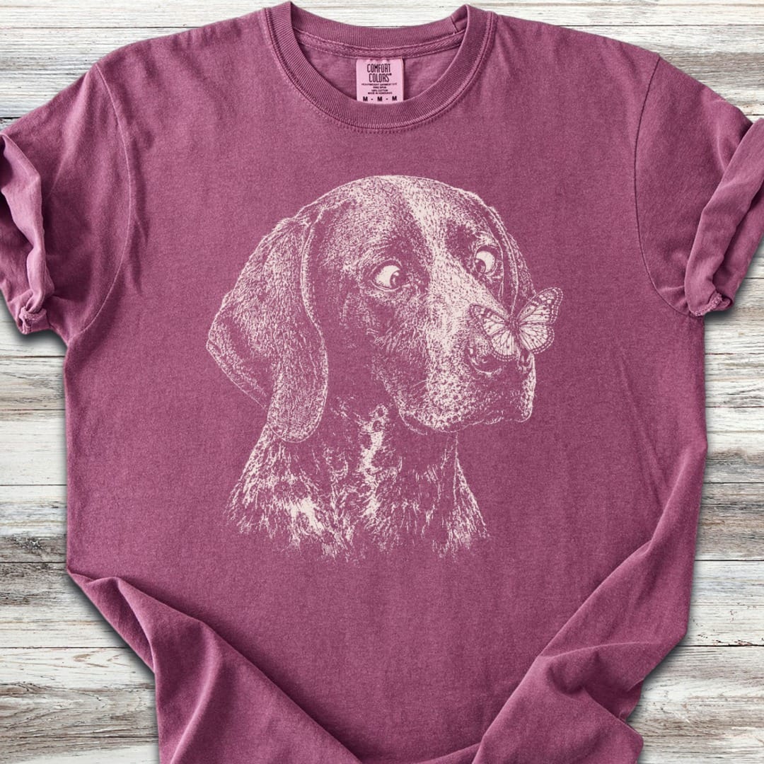 German Shorthaired Pointer Butterfly T-Shirt