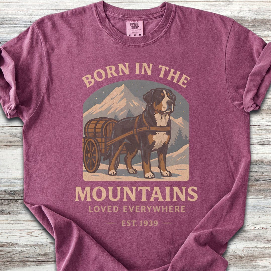 Swiss Mountain Dog Born T-Shirt