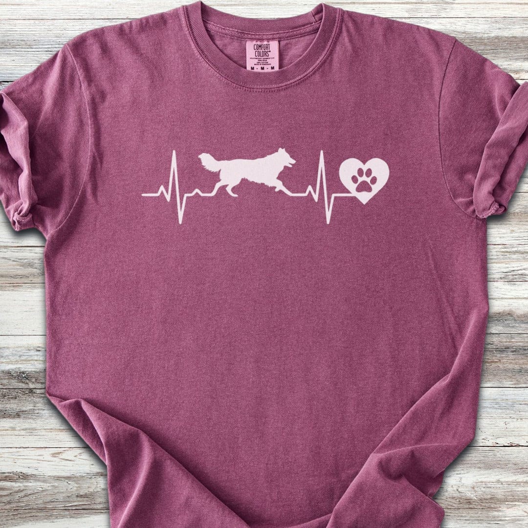 Border Collie Heartbeat T-Shirt