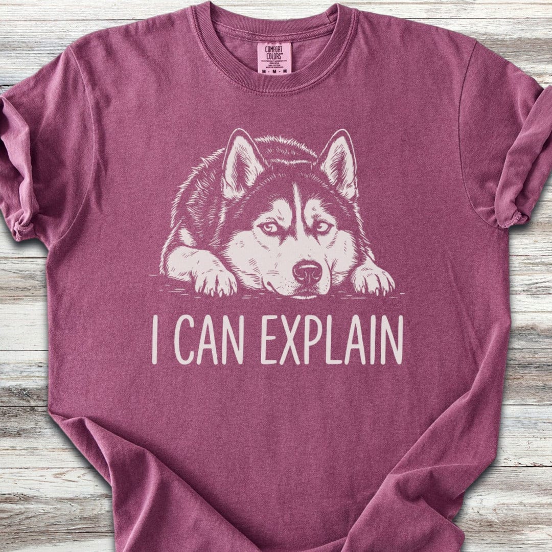 Husky Explain T-Shirt