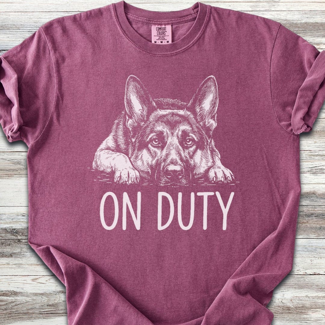 German Shepherd On Duty T-Shirt