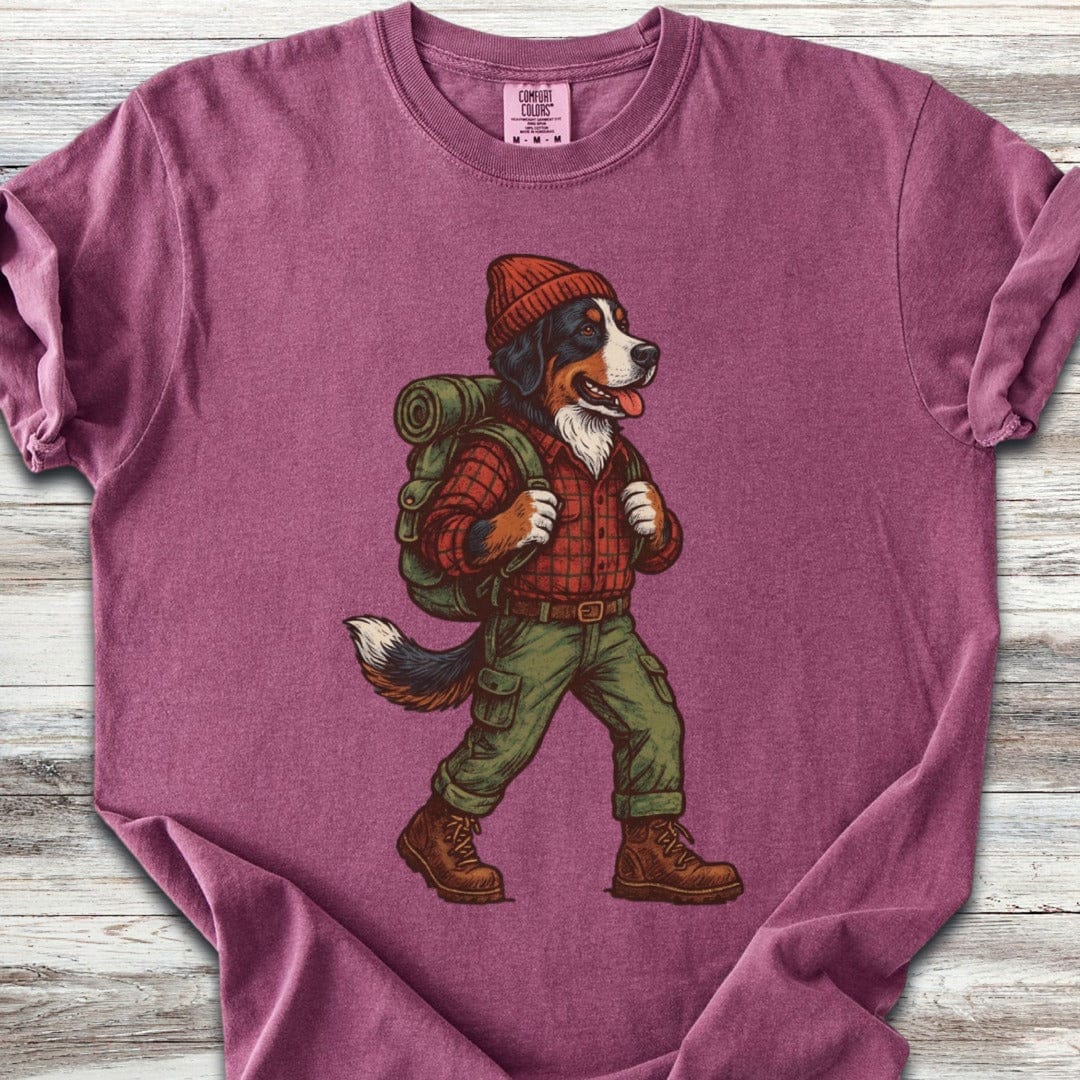 Bernese Mountain Dog Hiking T-Shirt