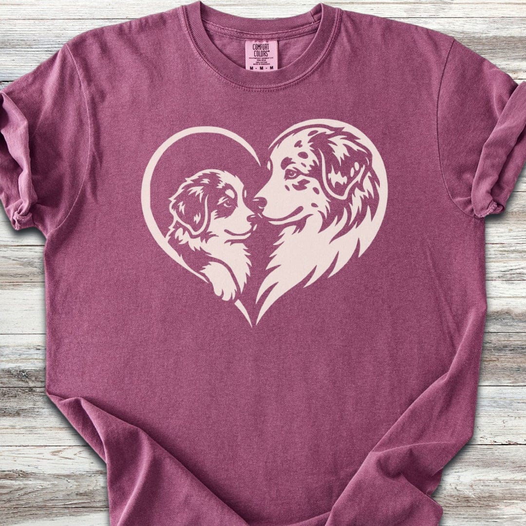 Australian Shepherd Heart Bond T-Shirt
