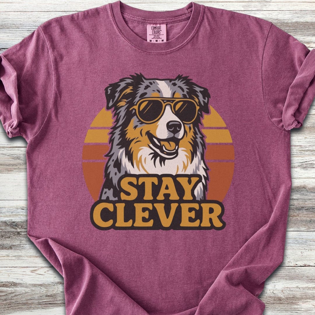 Australian Shepherd Stay Clever T-Shirt