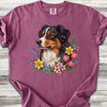 Australian Shepherd Tri Portrait T-Shirt