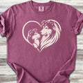 Shetland Sheepdog Heart Bond T-Shirt