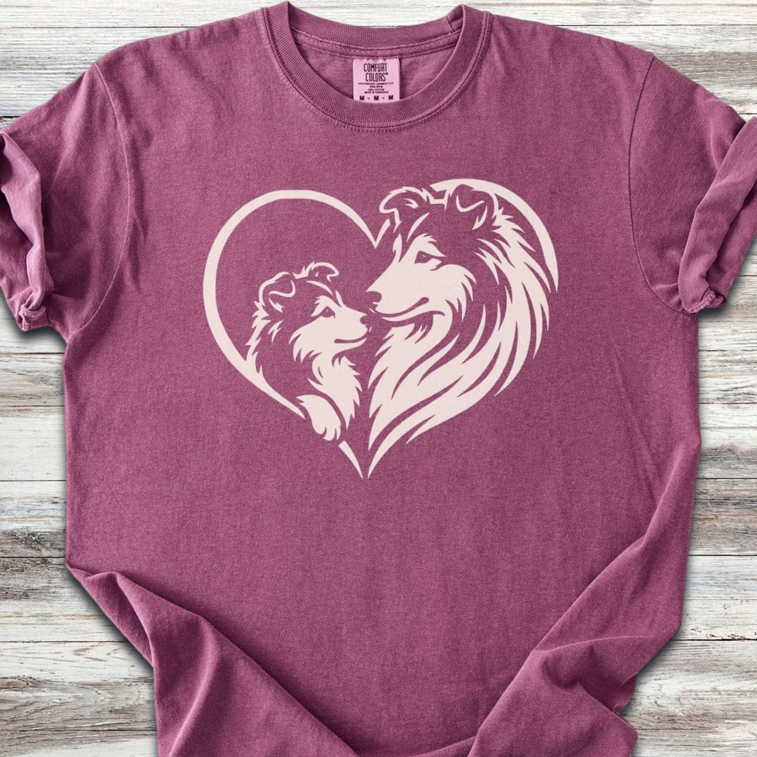 Shetland Sheepdog Heart Bond T-Shirt
