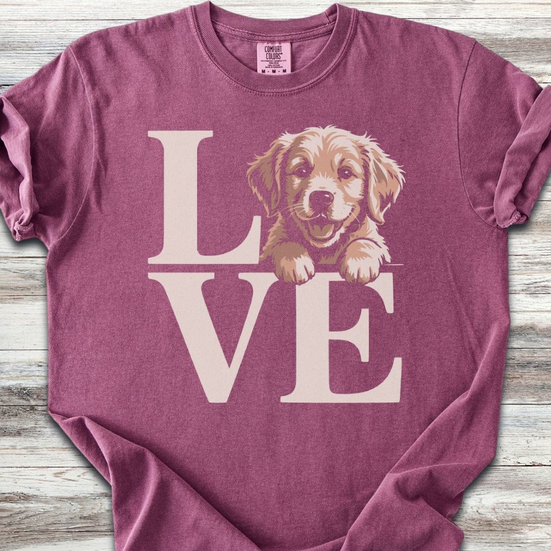 Golden Retriever Puppy Love T-Shirt