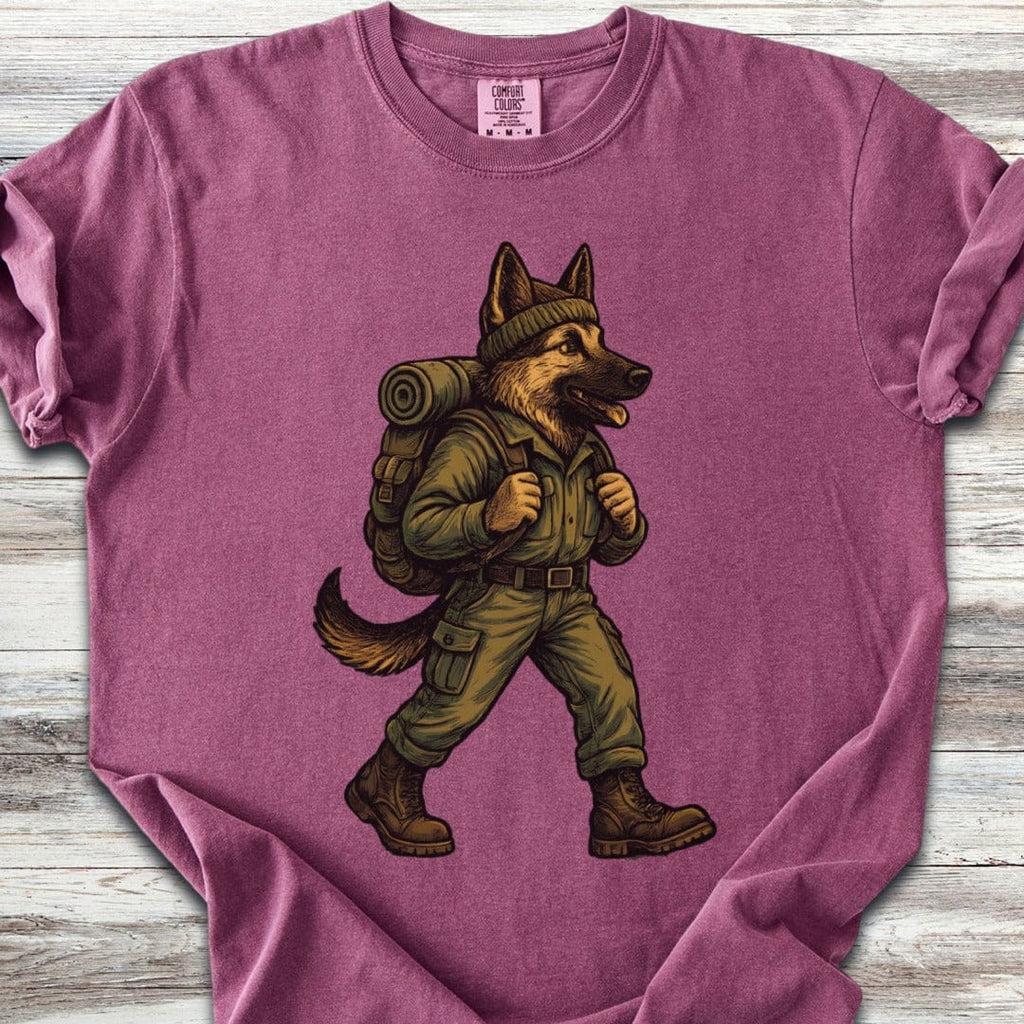 German Shepherd Hiking T-Shirt