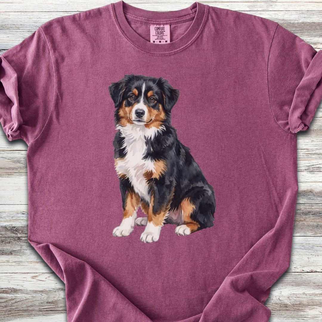 Australian Shepherd Tri Watercolor T-Shirt
