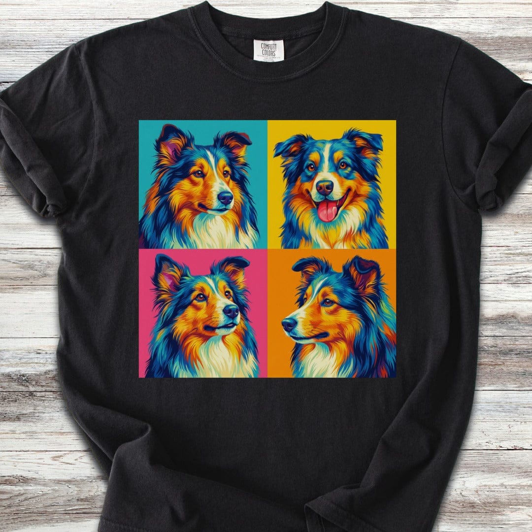 Shetland Sheepdog Pop Art T-Shirt