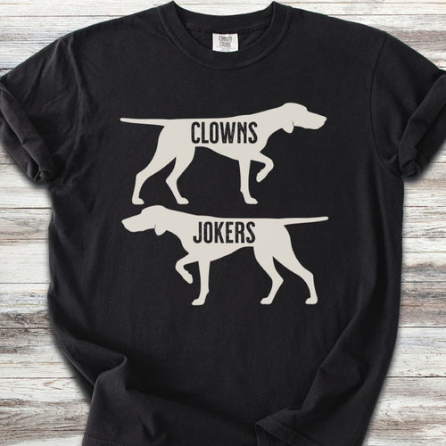 Clowns or Jokers Pointer T-Shirt