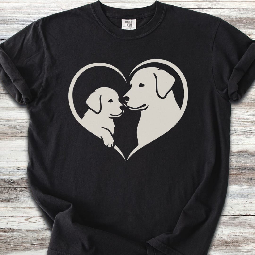 Labrador Retriever Heart Bond T-Shirt