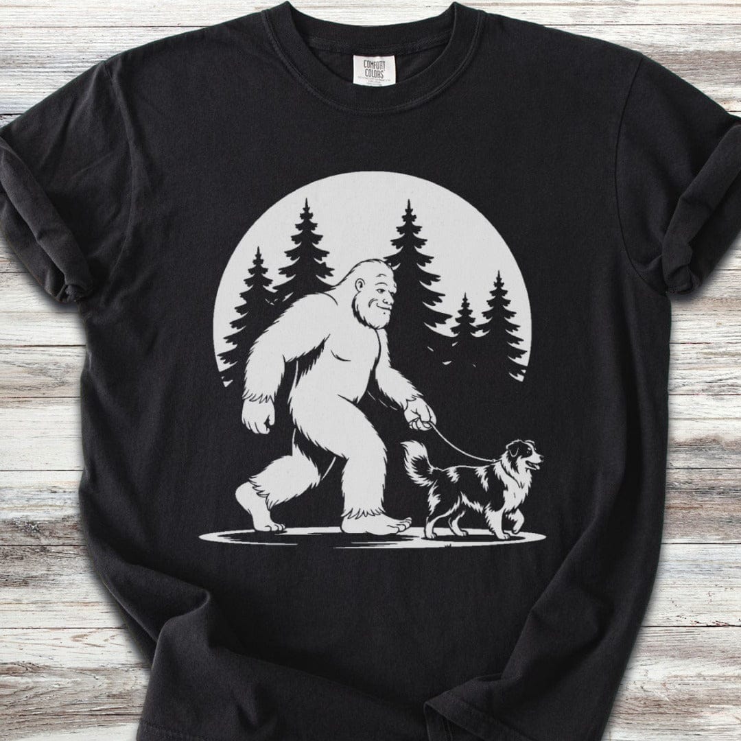 Australian Shepherd Bigfoot T-Shirt