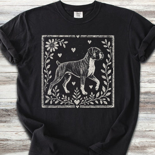Boxer Linocut T-Shirt