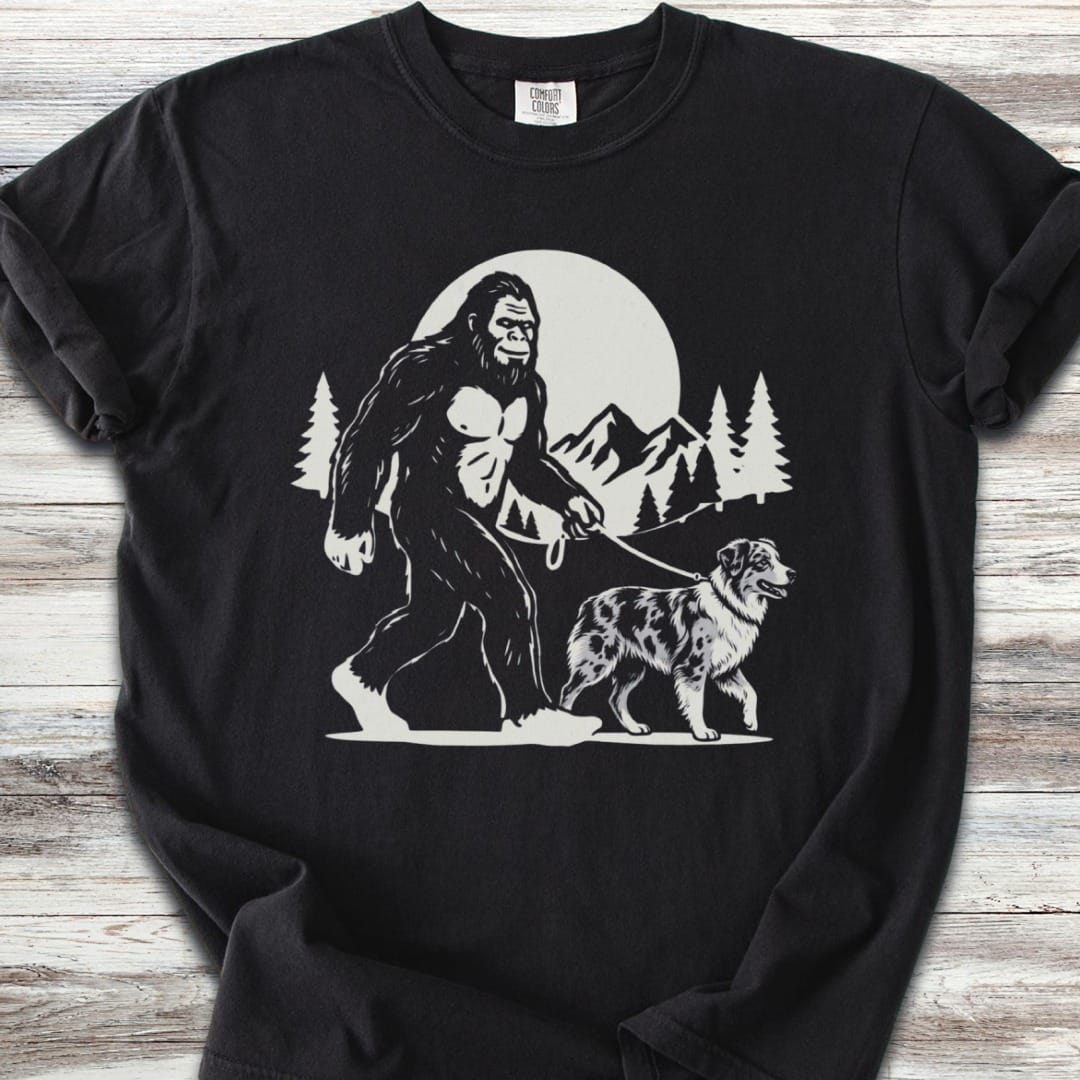 Australian Shepherd Merle Bigfoot T-Shirt