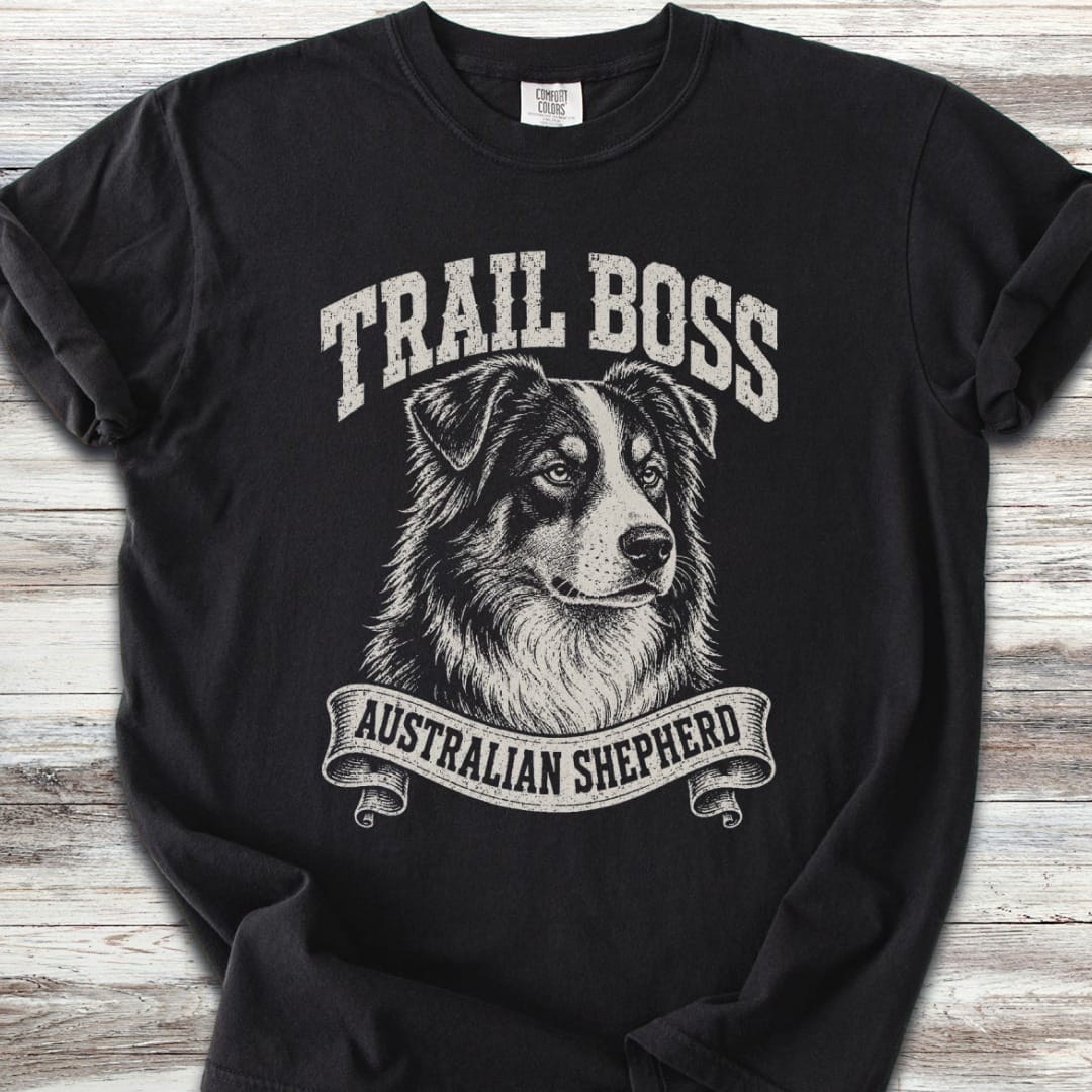 Australian Shepherd Trail Boss T-Shirt