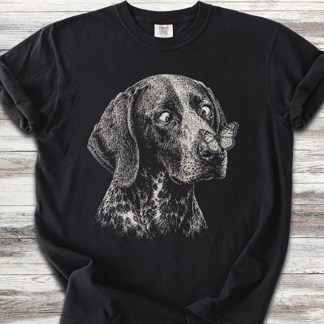 German Shorthaired Pointer Butterfly T-Shirt