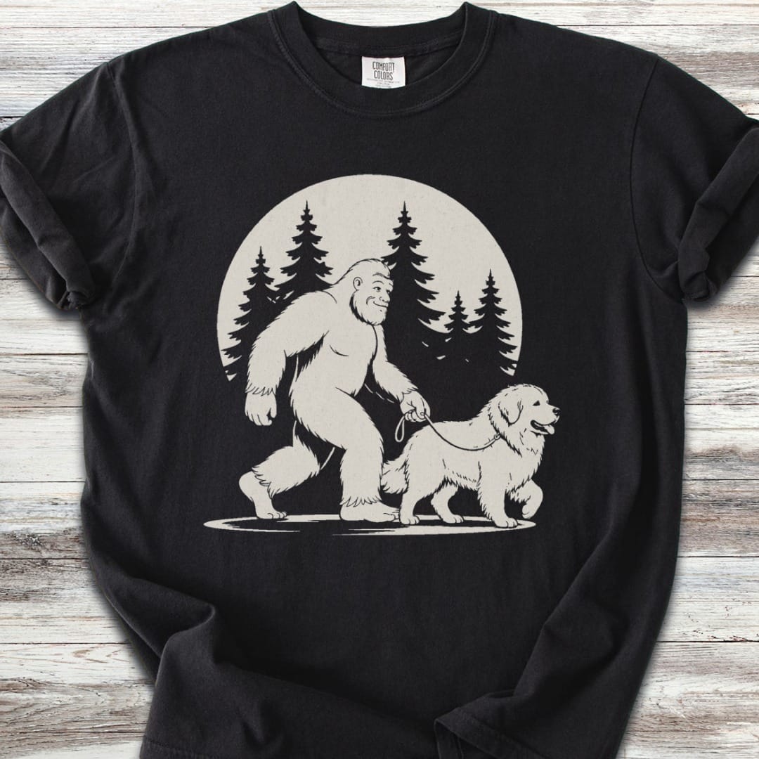 Great Pyrenees Bigfoot T-Shirt