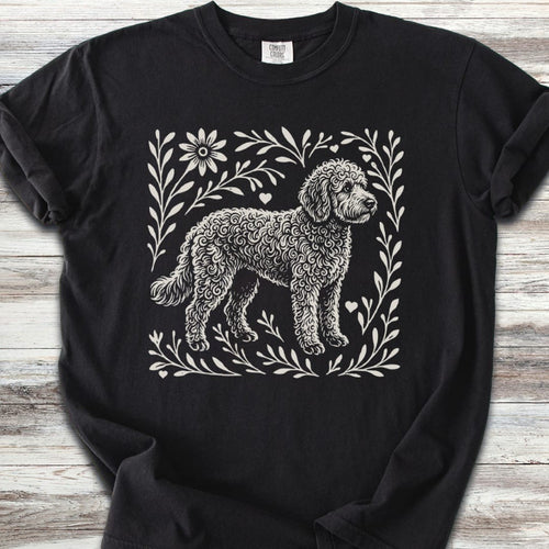 Goldendoodle Linocut T-Shirt