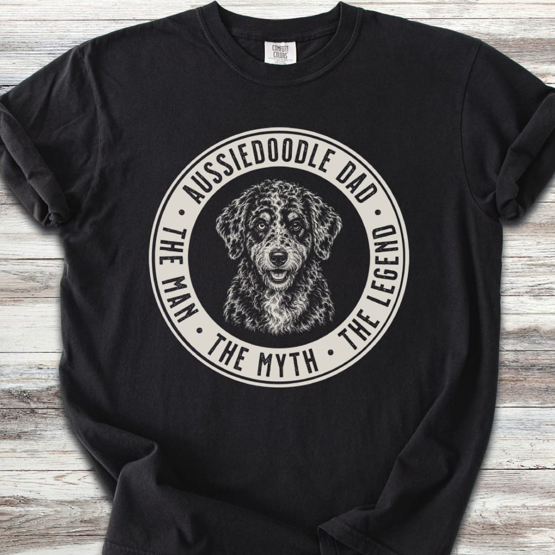 Aussiedoodle Dad Legend  T-Shirt