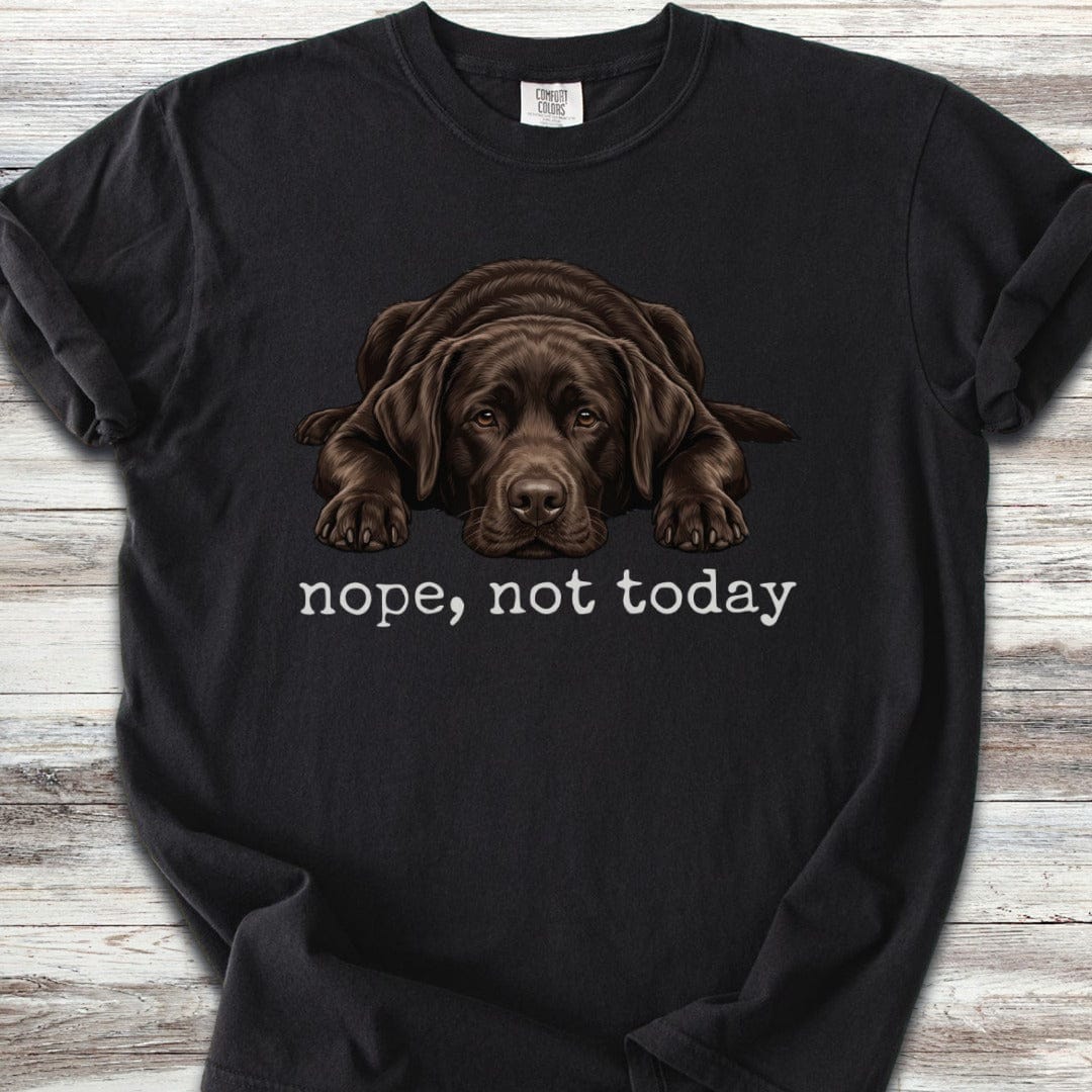 Labrador Retriever Chocolate Nope T-Shirt