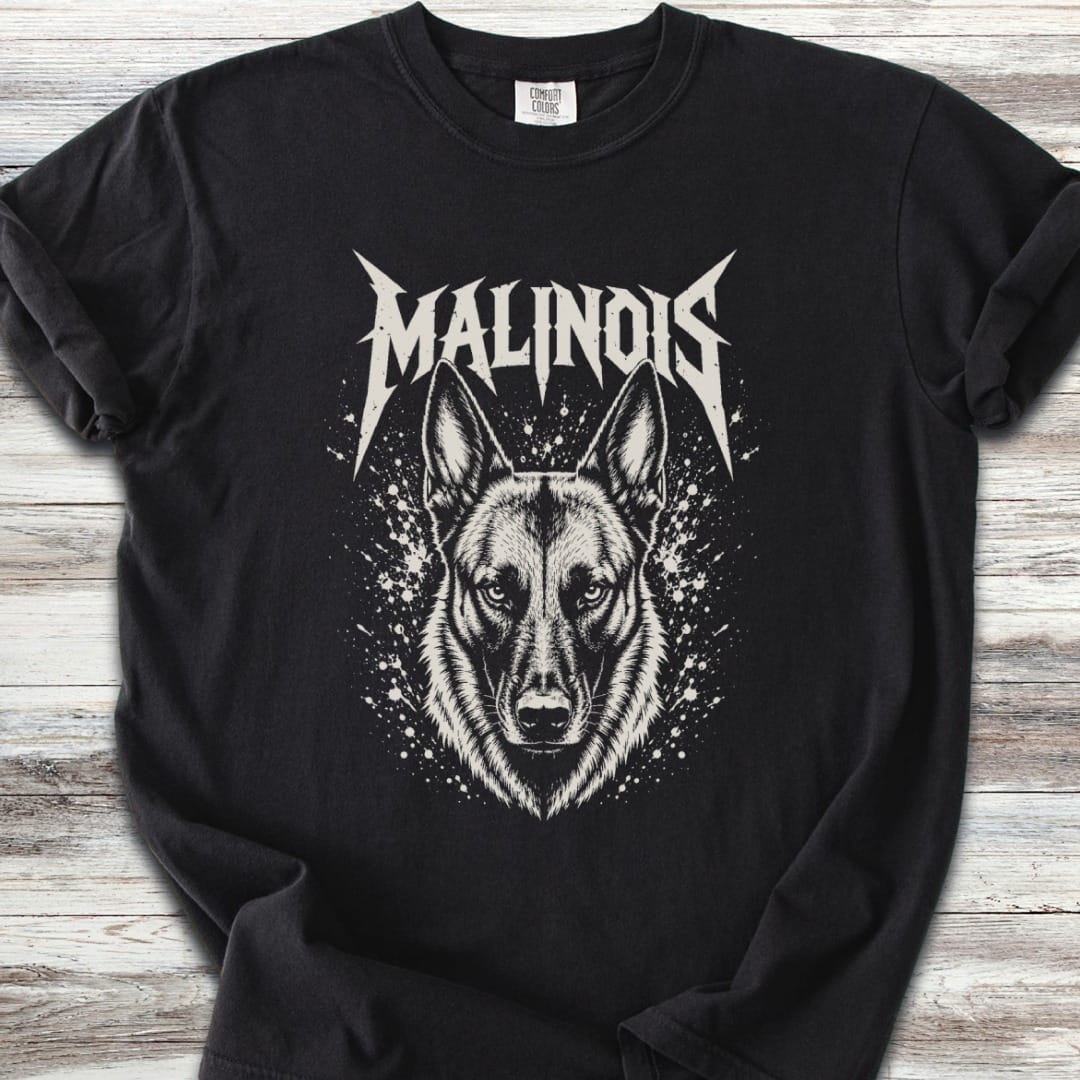 Belgian Malinois Metal T-Shirt