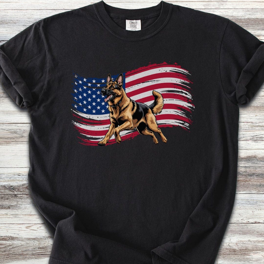 German Shepherd Patriot Run T-Shirt