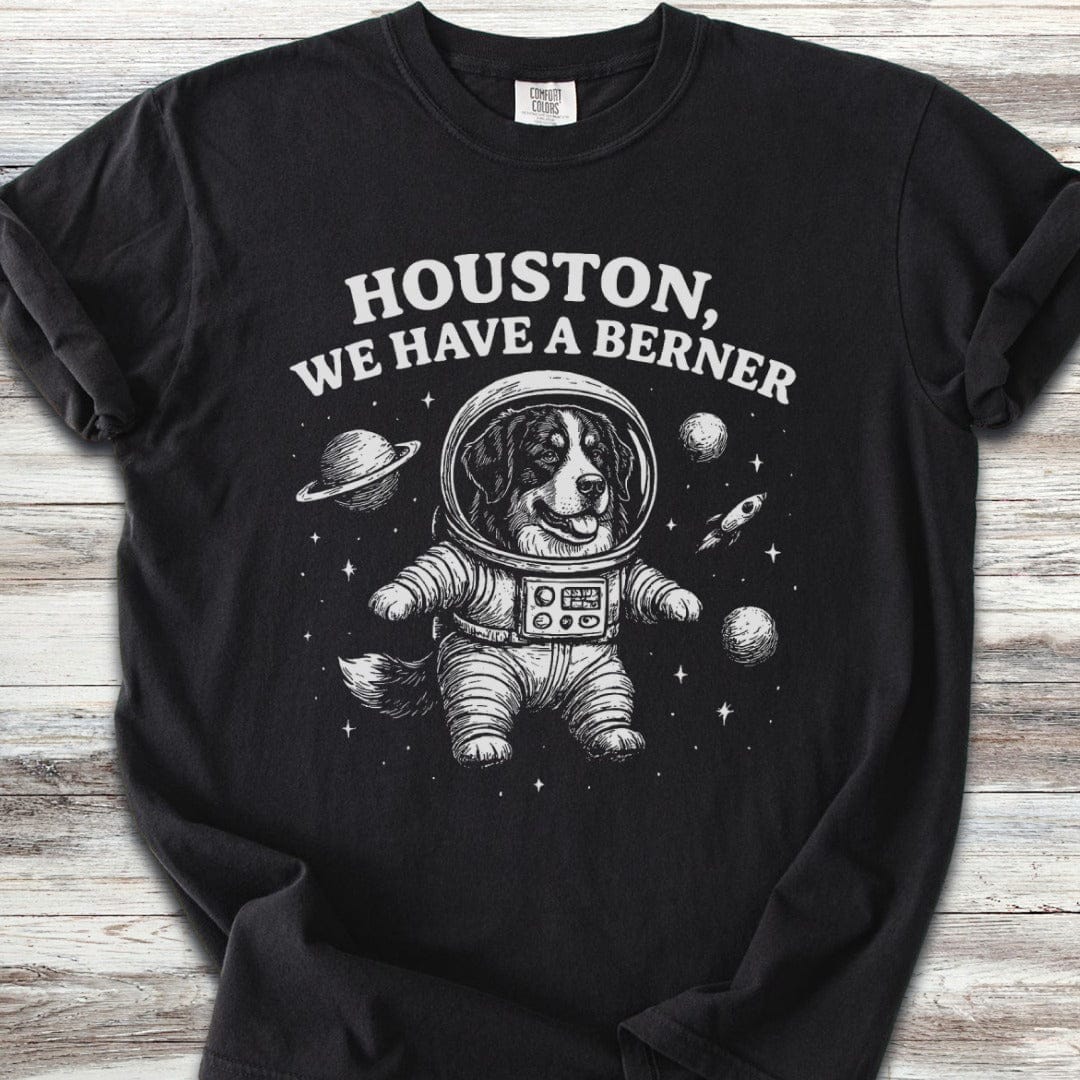 Bernese Mountain Dog Astronaut T-Shirt
