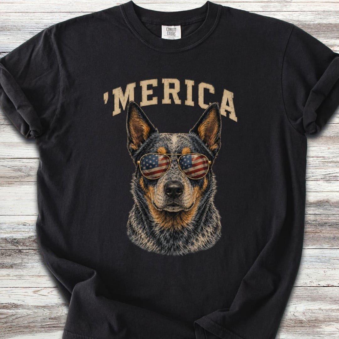 Australian Cattle Dog Blue 'Merica T-Shirt