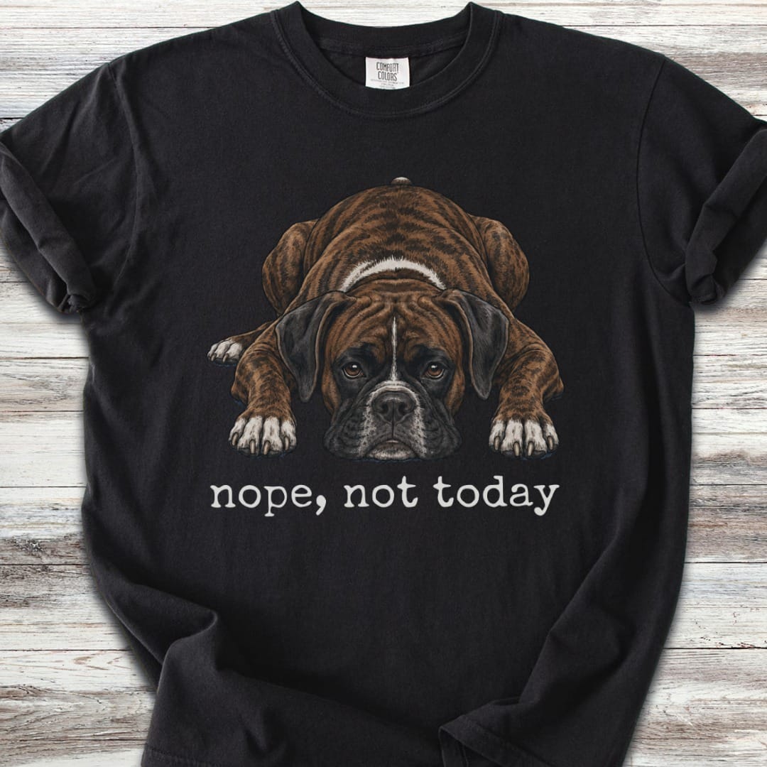 Boxer Brindle Nope T-Shirt