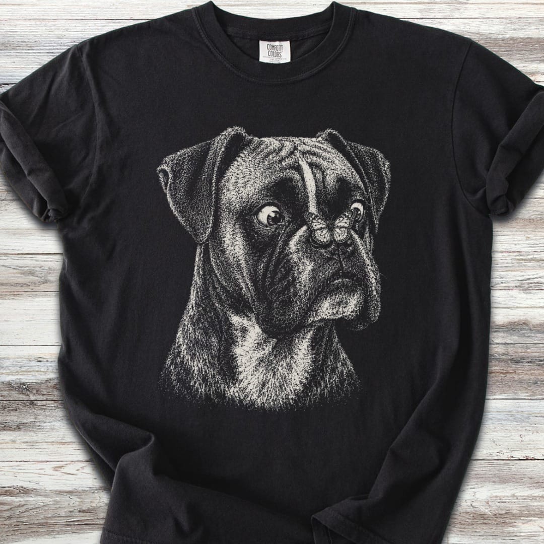 Boxer Butterfly T-Shirt