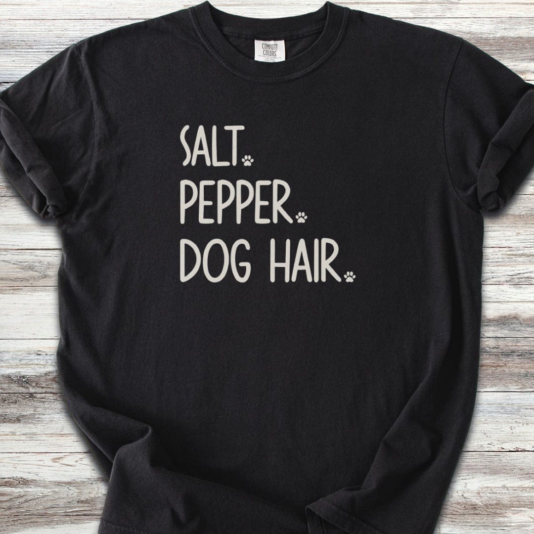 Salt Pepper Dog Hair T-Shirt