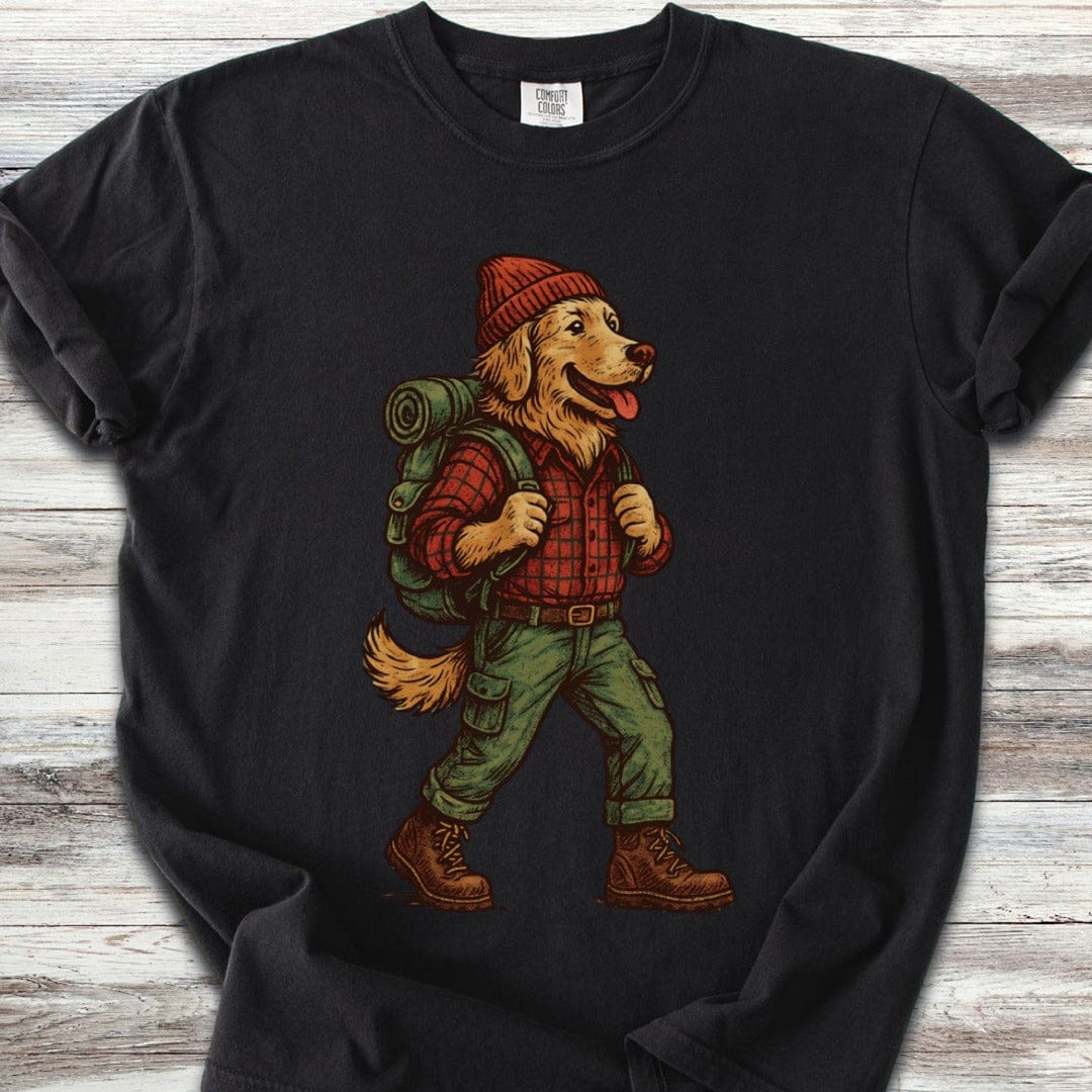 Golden Retriever Hiking T-Shirt