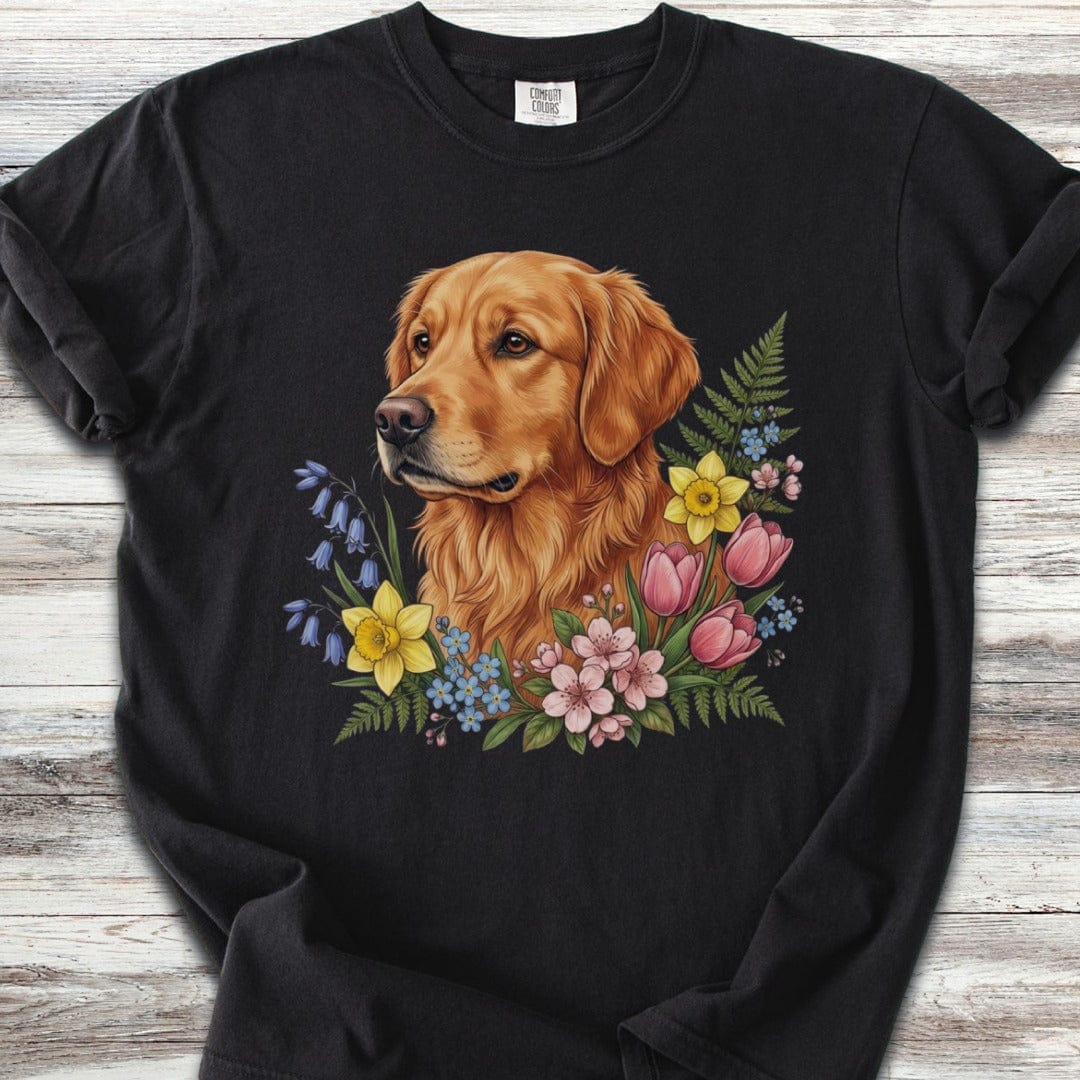 Golden Retriever Spring Portrait T-Shirt