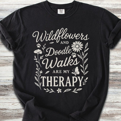 Doodle Walks & Wildflowers T-Shirt
