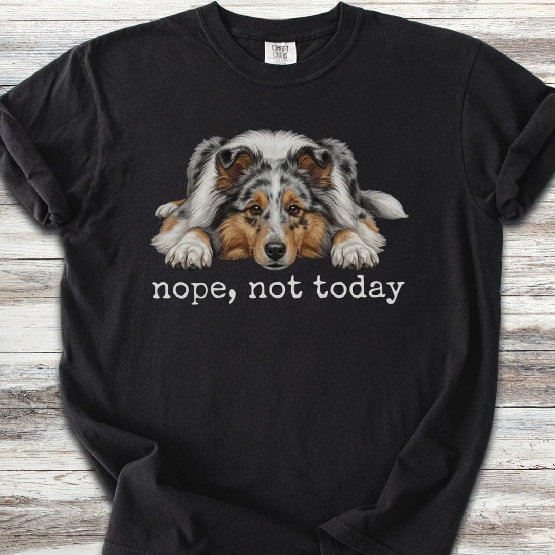 Shetland Sheepdog Blue Merle Nope  T-Shirt