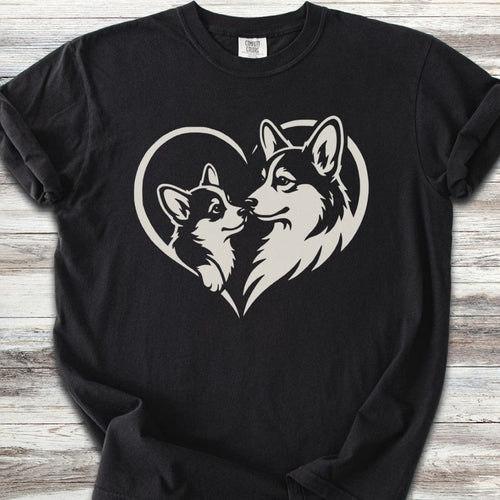 Corgi Heart Bond T-Shirt