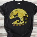 Golden Retriever Halloween Moon T-Shirt