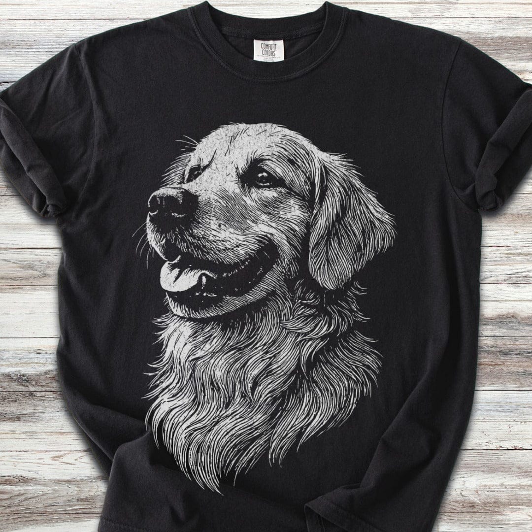 Golden Retriever Sketch T-Shirt