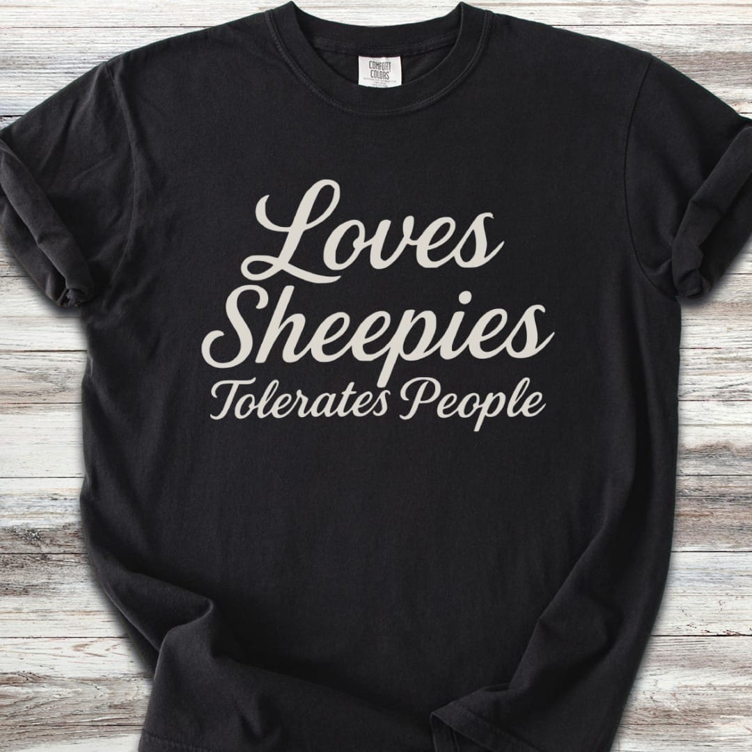 Old English Sheepdog Tolerates People T-Shirt