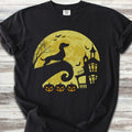 Dachshund Halloween Moon T-Shirt