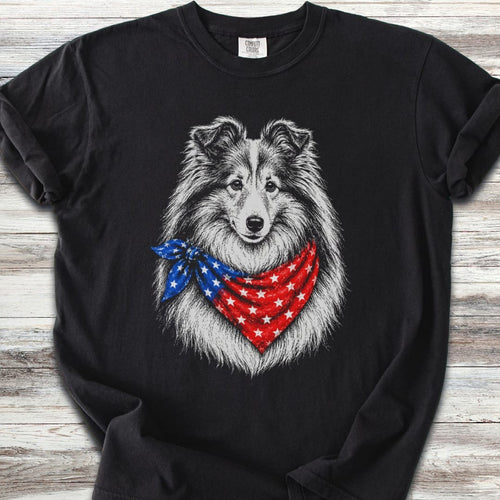 Shetland Sheepdog USA T-Shirt