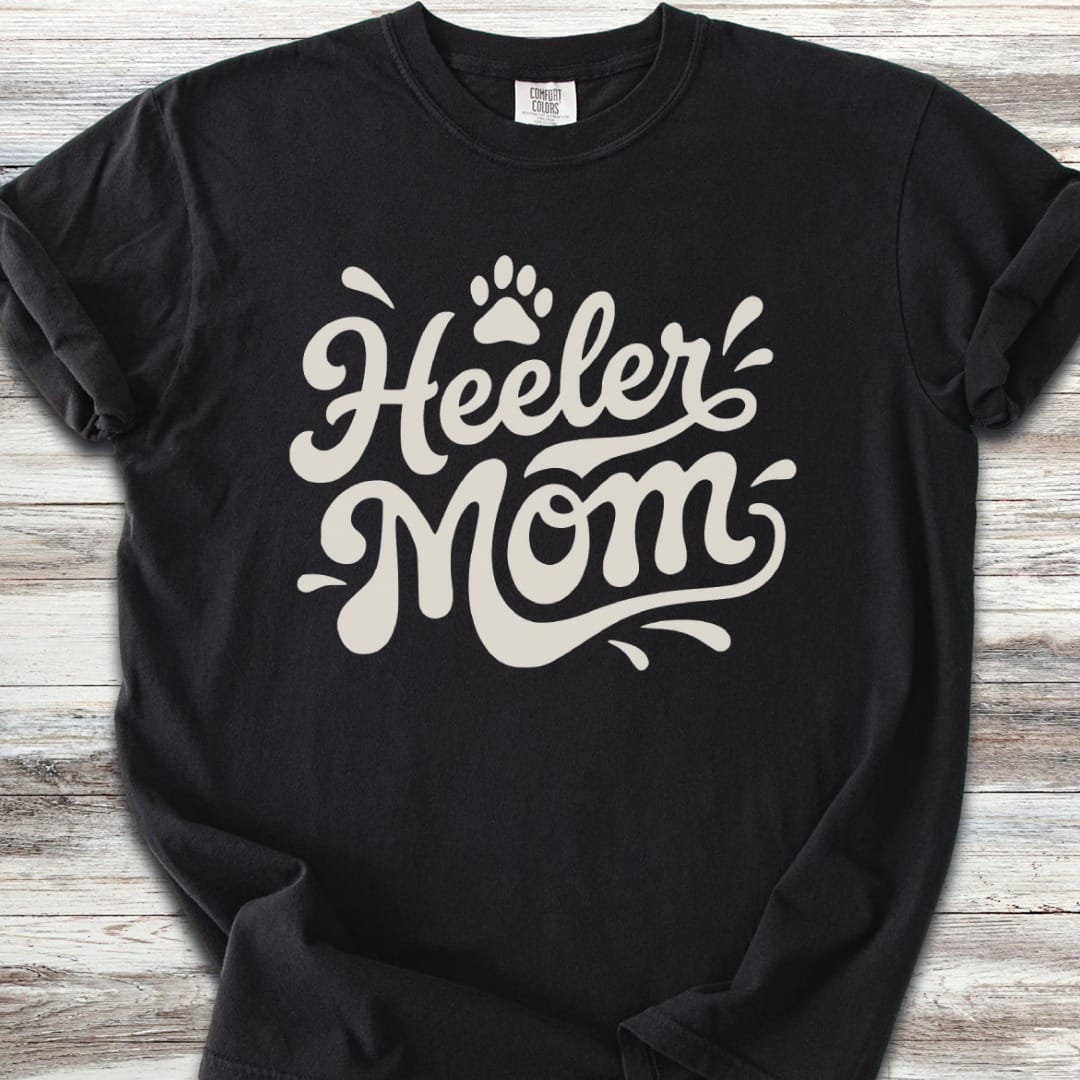 Australian Cattle Dog Groovy Mom T-Shirt