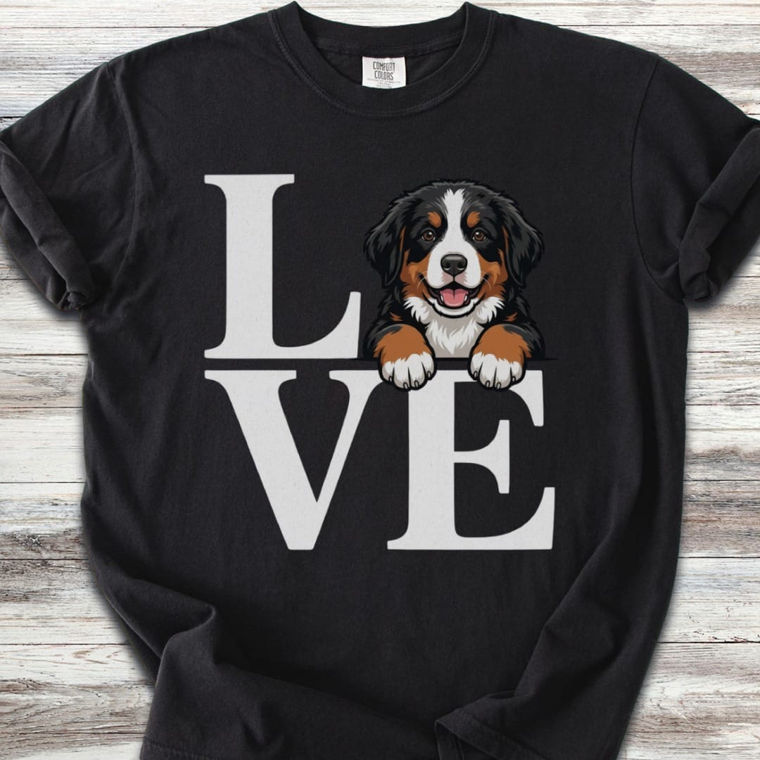Bernese Mountain Dog Puppy Love T-Shirt