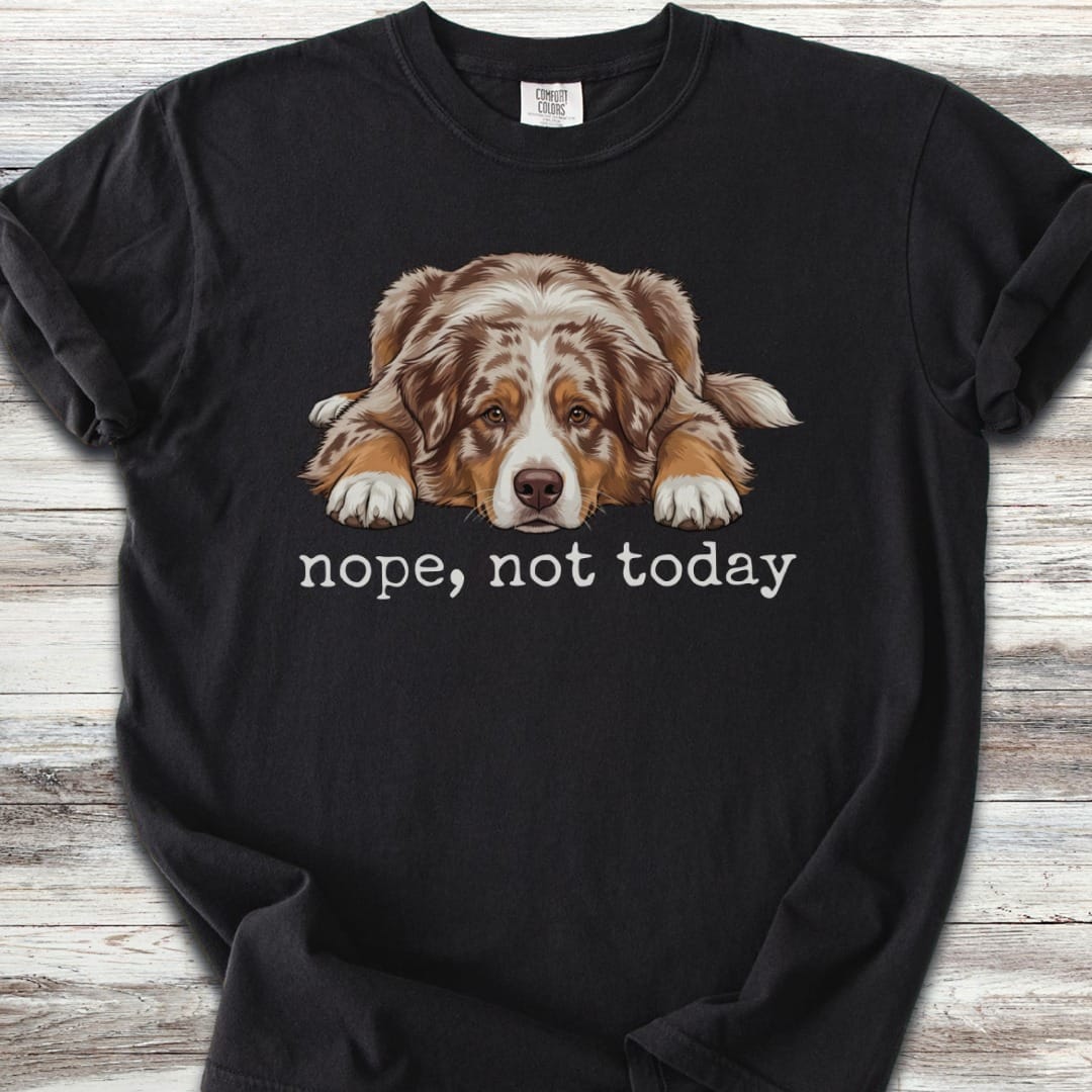 Australian Shepherd Red Nope T-Shirt
